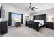 Spacious main bedroom with a large window and comfortable furniture at 2818 N Yucca St, Chandler, AZ 85224