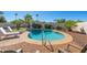 Backyard featuring a private pool and lounge chairs at 2818 N Yucca St, Chandler, AZ 85224