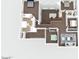 Second floor plan providing a comprehensive overview of the bedroom and bathroom layouts at 3557 S Halsted Ct, Chandler, AZ 85286