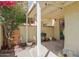 Relaxing covered patio space with a concrete floor and string lights at 6540 N 7Th Ave # 46, Phoenix, AZ 85013