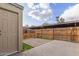 The private backyard includes patio space and a view of the covered parking at 6711 W Osborn Rd # 68, Phoenix, AZ 85033