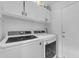 Efficient laundry room featuring a modern washer and dryer, and plenty of storage space at 735 W Ivanhoe St, Gilbert, AZ 85233