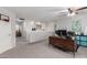 Bright loft area with neutral walls, a ceiling fan, and functional furniture at 8341 W Palo Verde Ave, Peoria, AZ 85345