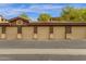 Individual garages for units provide privacy and protection from the elements at 10136 E Southern Ave # 1074, Mesa, AZ 85209