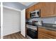 Kitchen Pantry with metal storage shelving for organized storage at 10136 E Southern Ave # 1074, Mesa, AZ 85209