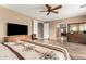 Bright main bedroom with wood floors at 13336 W Via Caballo Blanco --, Peoria, AZ 85383