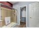 Shower featuring neutral color palette and a glass door at 18325 W Port Au Prince Ln, Surprise, AZ 85388