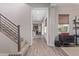 Bright hallway leads into the kitchen, dining area and living area at 21073 W Sunrise Ln, Buckeye, AZ 85396