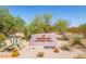 A sign for Cashman Park at Desert Ridge surrounded by trees and desert foliage at 22036 N 44Th Pl, Phoenix, AZ 85050