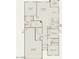Detailed floor plan showcasing the layout of a three bedroom home including garage at 25224 W Chanute Pass, Buckeye, AZ 85326