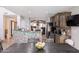 Stylish kitchen featuring a stone-clad breakfast bar and stainless steel appliances at 29431 N 23Rd Dr Dr, Phoenix, AZ 85085
