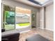 Living room boasts a sliding glass door to an outdoor space at 3023 E Arabian Dr, Gilbert, AZ 85296