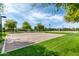 The community park offers a well-maintained sand volleyball court for residents at 3023 E Arabian Dr, Gilbert, AZ 85296