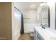 Updated bathroom features modern fixtures, shower, and updated vanity at 34195 N Alison Dr, San Tan Valley, AZ 85144