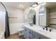 This bathroom features modern fixtures and updated vanity with dual sinks at 34195 N Alison Dr, San Tan Valley, AZ 85144