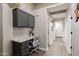 Hallway desk and cabinets in the house, providing a functional workspace at 34195 N Alison Dr, San Tan Valley, AZ 85144