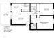Detailed floor plan showcasing the layout of the home, including room dimensions at 3500 N Hayden Rd # 2103, Scottsdale, AZ 85251