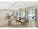 Bright living room with white walls, lots of natural light, and an open floor plan at 6102 E Calle Del Norte --, Scottsdale, AZ 85251