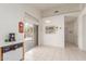 Dining area features tile flooring, sliding door access to the yard, and white walls at 9032 W Sierra Pinta Dr, Peoria, AZ 85382