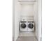 Convenient laundry room features modern washer and dryer, offering ease and efficiency at 915 W Ardmore Rd # 11, Phoenix, AZ 85041