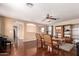Spacious living room features beautiful hardwood floors and ample natural light at 13932 N 135Th Dr, Surprise, AZ 85379