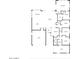 Detailed floor plan showcasing the layout of the home with room dimensions at 1394 E Grand Canyon Dr, Chandler, AZ 85249