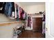 Organized walk-in closet with shelving and hanging space at 16876 W Stevenage St, Surprise, AZ 85374