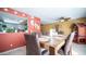 View of a dining room showing adjacent kitchen with an earth-toned color palette at 18829 N 23Rd Ave, Phoenix, AZ 85027
