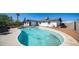 Large backyard pool with a spacious patio, surrounded by a well-maintained yard and a view of the house at 18829 N 23Rd Ave, Phoenix, AZ 85027