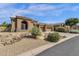 Single level home with desert landscaping, private drive and 2 car garage at 26521 N 114Th Pl, Scottsdale, AZ 85255