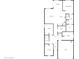 Detailed floor plan showcasing the layout, including bedrooms, bathrooms, kitchen, living room, and garage at 32341 N Union St, San Tan Valley, AZ 85143