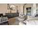 Stunning living room showcasing an open floor plan with stylish decor and architectural details at 4055 N Recker Rd # 82, Mesa, AZ 85215