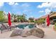 Enjoy outdoor living with a sparkling pool, lush landscaping, and plenty of space for entertaining at 4055 N Recker Rd # 82, Mesa, AZ 85215
