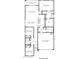 First floor plan featuring 3 bedrooms, 2 baths, kitchen, dining room, great room, and 2 car garage at 5016 S 106Th Ln, Tolleson, AZ 85353