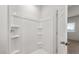 Shower with built-in shelves at 5053 S 252Nd Ave, Buckeye, AZ 85326