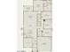 Detailed floor plan showcasing the layout of the home with four bedrooms at 5201 S 251St Dr, Buckeye, AZ 85326