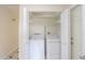 A laundry room with a side-by-side washer and dryer at 1297 E Avenida Kino --, Casa Grande, AZ 85122