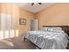 Bedroom featuring neutral walls, a queen-size bed, and recessed lighting at 14022 W Hope Dr, Surprise, AZ 85379