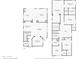 Detailed floor plan showcasing the layout of the home, highlighting the kitchen, living room and Gathering room at 14874 W Laurel Ln, Surprise, AZ 85379