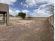 Spacious backyard with potential for customization and landscaping at 1876 N Parkside Ln, Casa Grande, AZ 85122