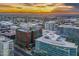 Aerial view of building complex in neighborhood at sunset at 4808 N 24Th St # 1424, Phoenix, AZ 85016