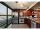 Modern kitchen with stainless steel appliances, granite countertops, and a scenic view at 4808 N 24Th St # 1424, Phoenix, AZ 85016