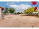 Expansive backyard featuring desert landscaping and block wall, perfect for outdoor activities at 508 W Pampa Ave, Mesa, AZ 85210