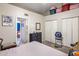 Comfortable bedroom with ample storage and a neutral color scheme at 625 S Westwood -- # 121, Mesa, AZ 85210
