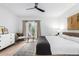 Serene bedroom featuring a comfortable bed, sleek design, and calming decor at 8754 E Via De Sereno --, Scottsdale, AZ 85258