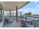 Balcony with seating and lake views. Perfect for outdoor dining and relaxation at 945 E Playa Del Norte Dr # 4017, Tempe, AZ 85288