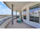 Large balcony featuring a lounge area and outdoor dining with expansive views at 945 E Playa Del Norte Dr # 4017, Tempe, AZ 85288