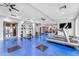 Community gym with treadmills, weights and open space at 945 E Playa Del Norte Dr # 4017, Tempe, AZ 85288