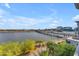 Scenic waterfront view showcasing bridge and blue skies from home at 945 E Playa Del Norte Dr # 4017, Tempe, AZ 85288