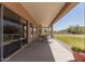Covered patio with ample seating space, perfect for outdoor dining and entertaining at 9625 W Prospector Dr, Queen Creek, AZ 85144